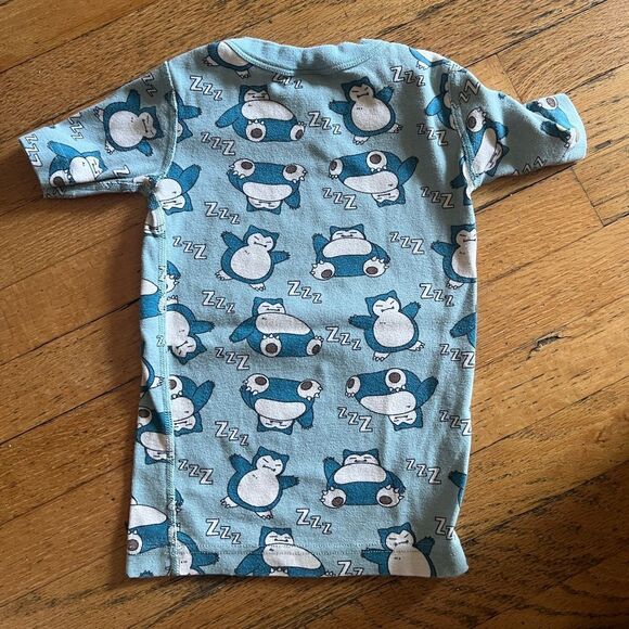 Pokemon Blue and White Short Sleeve PJ Top - Picture 4 of 4